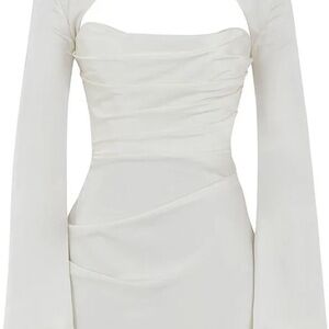 House of CB Toira Corset Satin Mini Dress